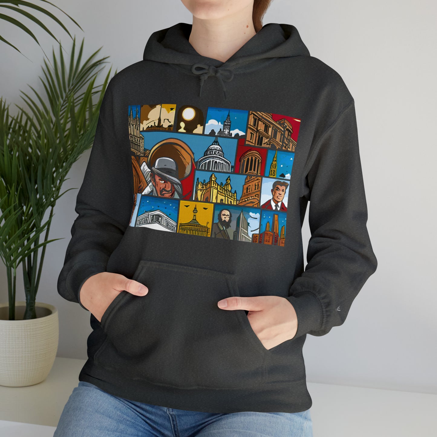 TWO Unisex Heavy Blend™ Hooded Sweatshirt