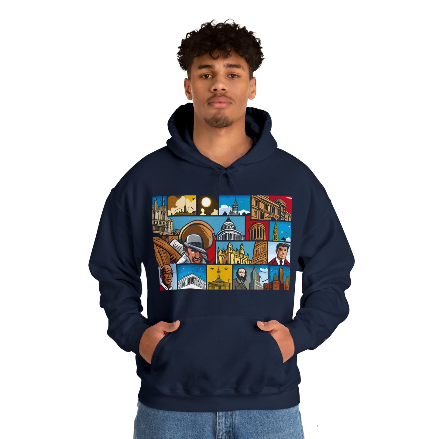 TWO Unisex Heavy Blend™ Hooded Sweatshirt