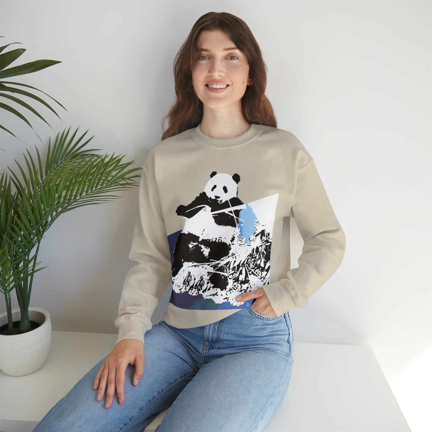 CP-Panda Unisex Heavy Blend™ Crewneck Sweatshirt