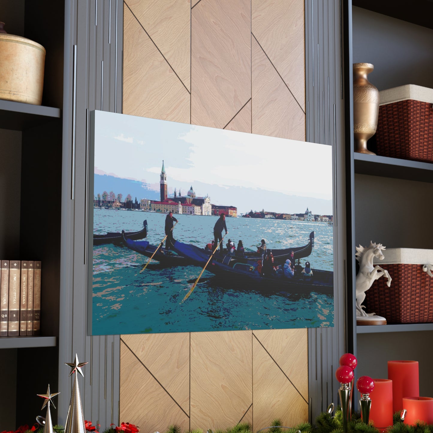 Boat-Venice-6 Canvas Gallery Wraps