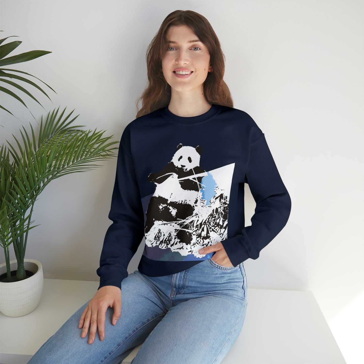 CP-Panda Unisex Heavy Blend™ Crewneck Sweatshirt