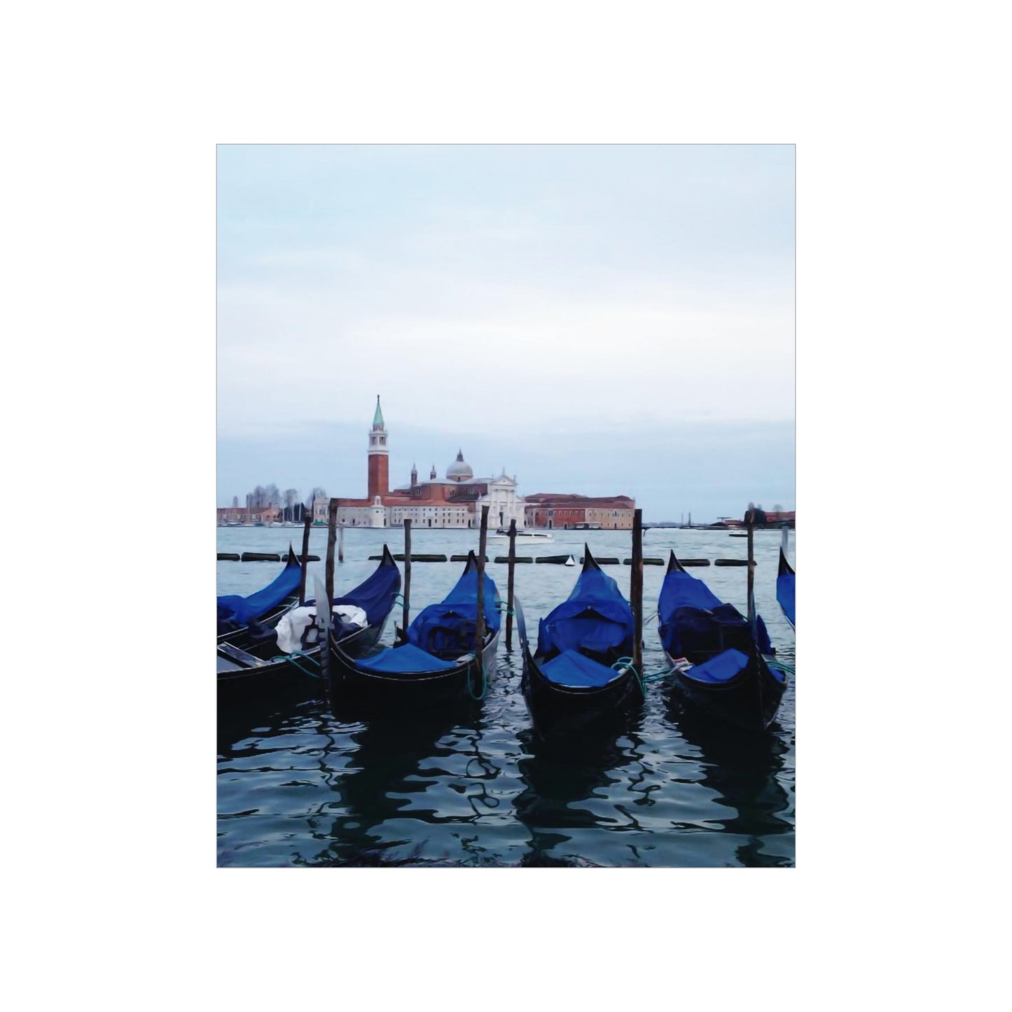 Boat-Venice Premium Matte Vertical Posters