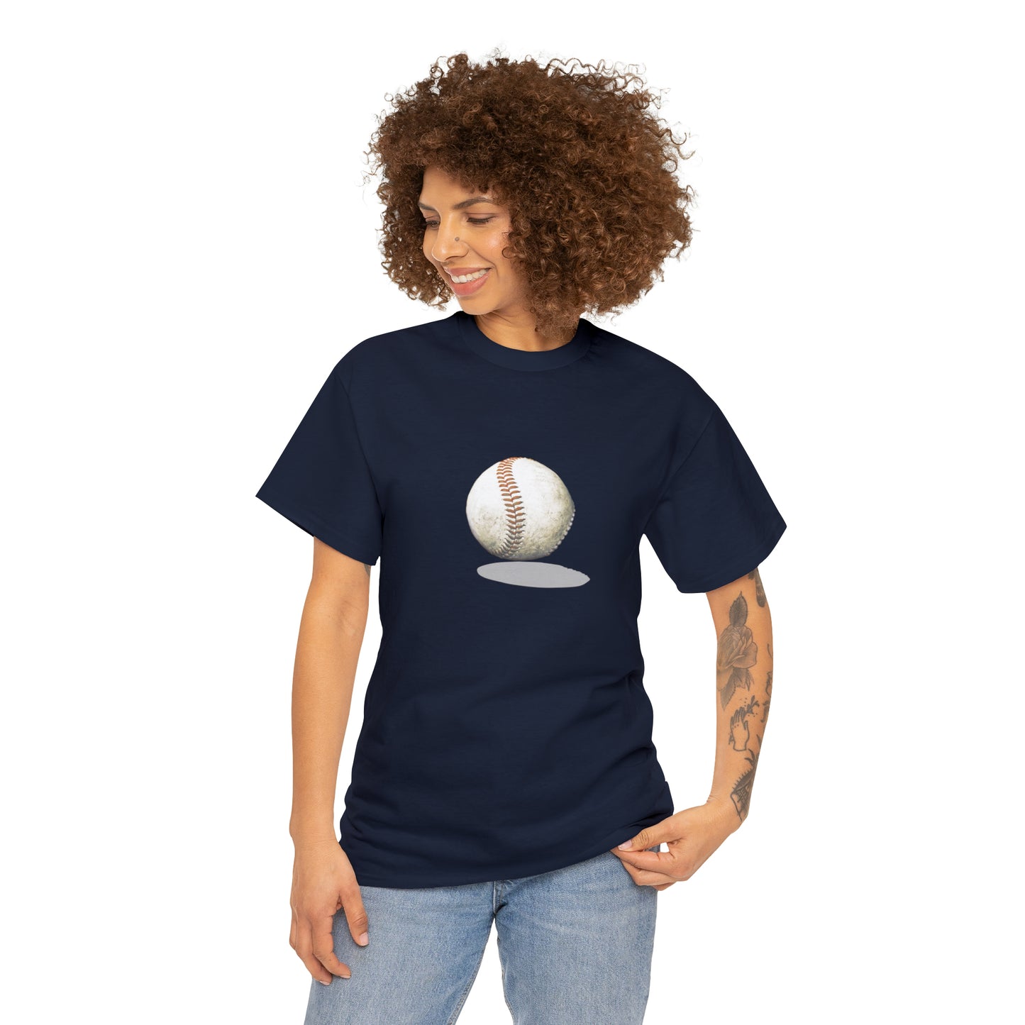 BaseBall Unisex Heavy Cotton Tee