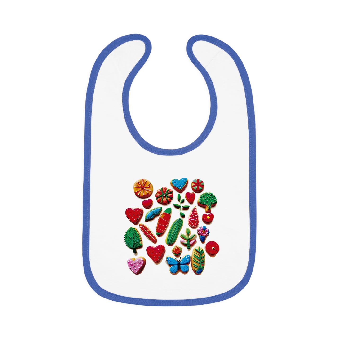 Bib-5 Baby Contrast Trim Jersey Bib