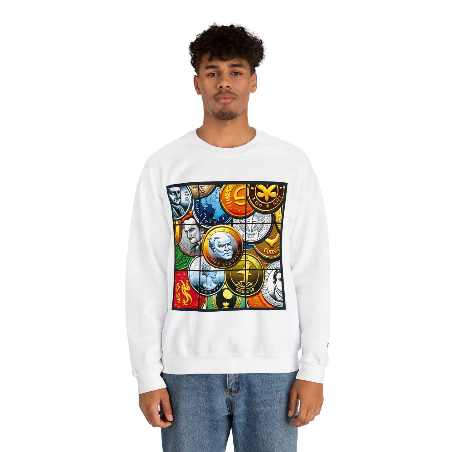 NINE Unisex Heavy Blend™ Crewneck Sweatshirt