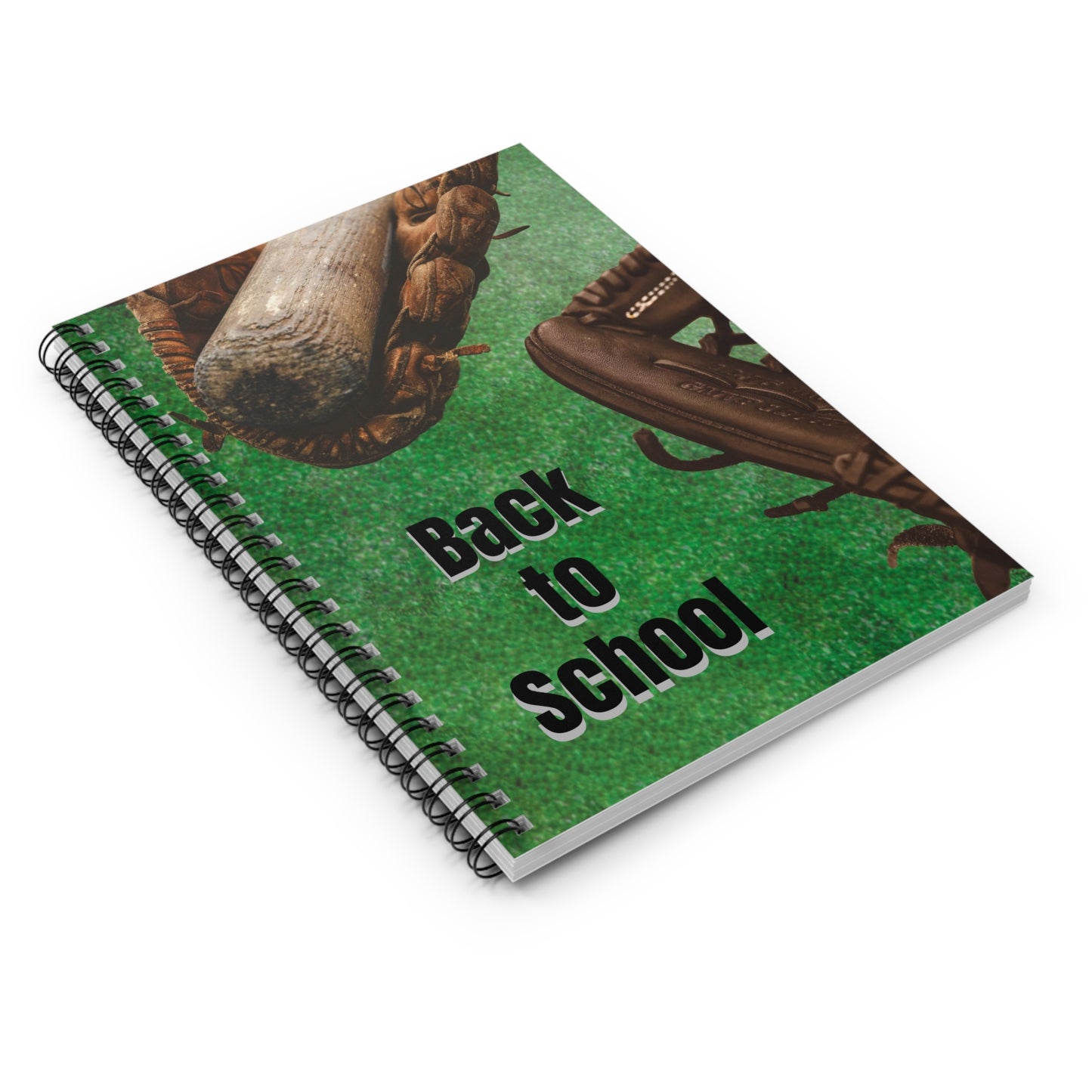 BaseBall-2 Spiral Notebook - Ruled Line