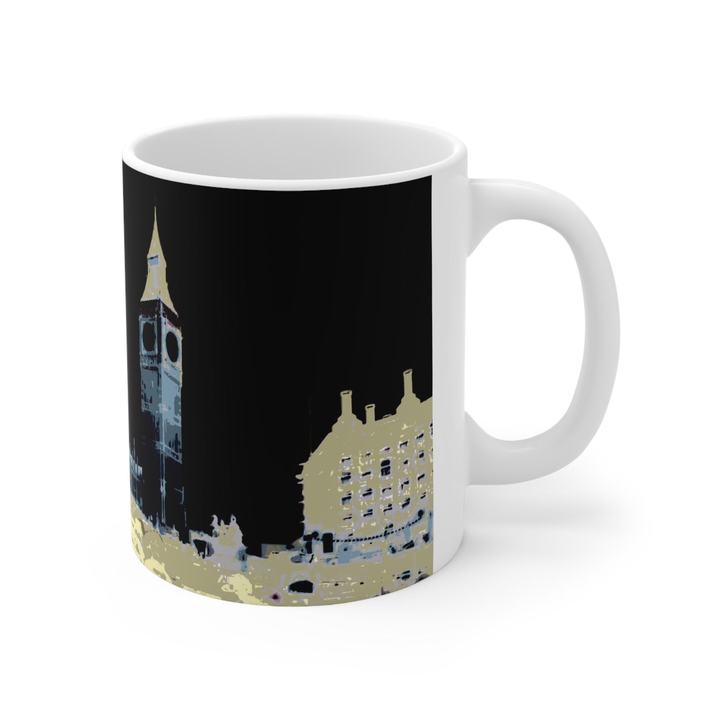 London-3 Ceramic Mug 11oz