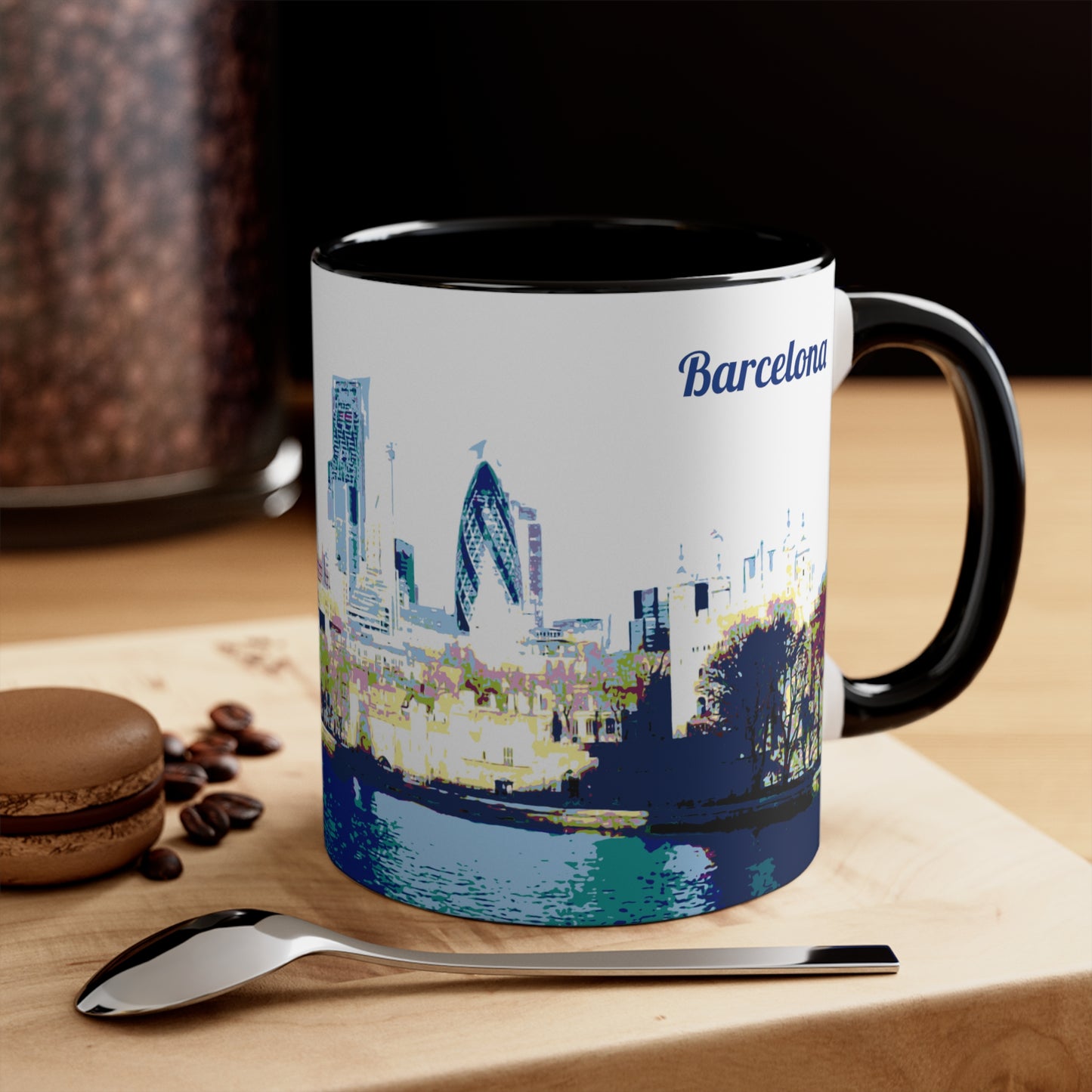 BarcelonaC-3 Accent Coffee Mug, 11oz