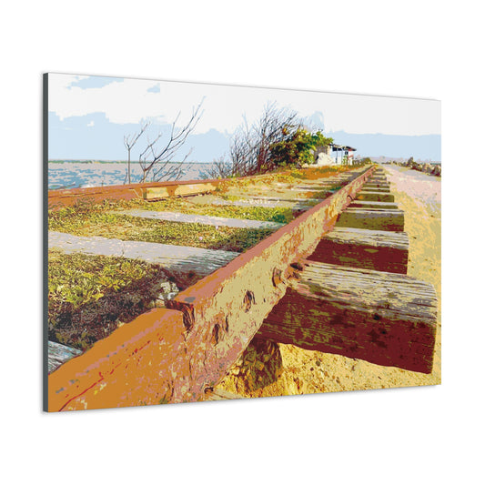 Train tracks Canvas Gallery Wraps