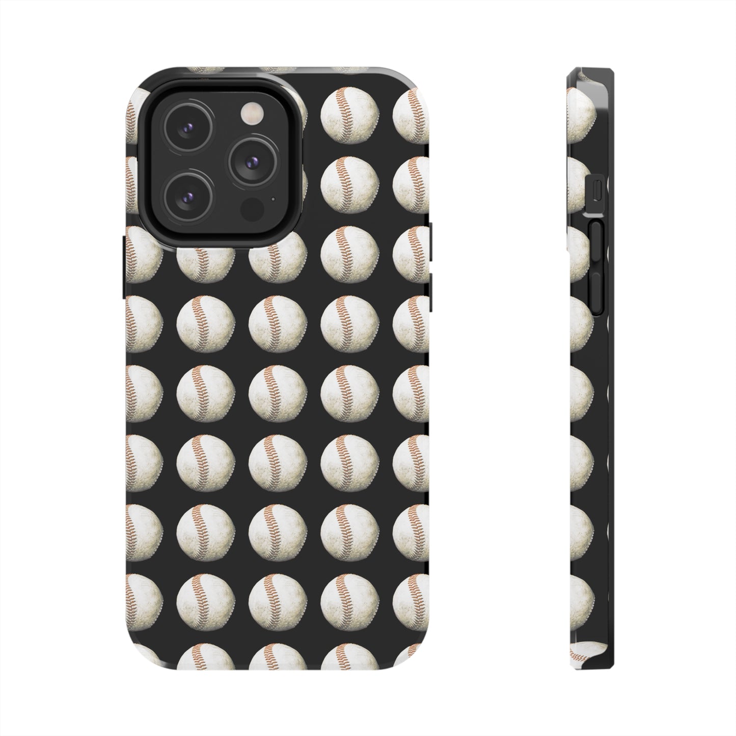 BaseBall-3 Tough iPhone Cases