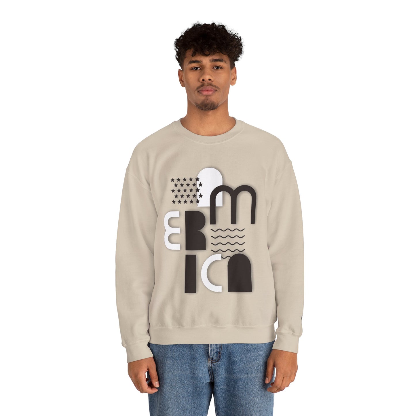 % AMERICA Unisex Heavy Blend™ Crewneck Sweatshirt