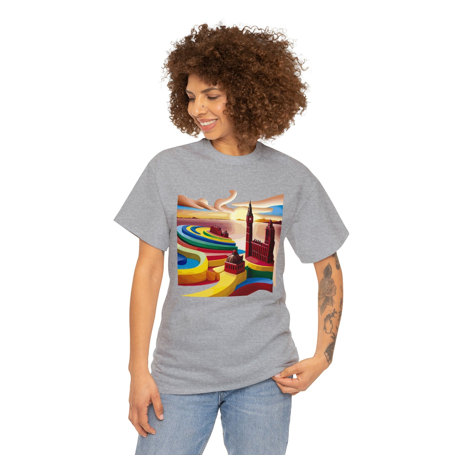 THREEp1 Unisex Heavy Cotton Tee