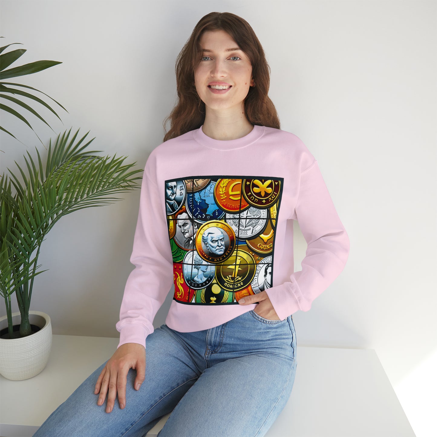 NINE Unisex Heavy Blend™ Crewneck Sweatshirt