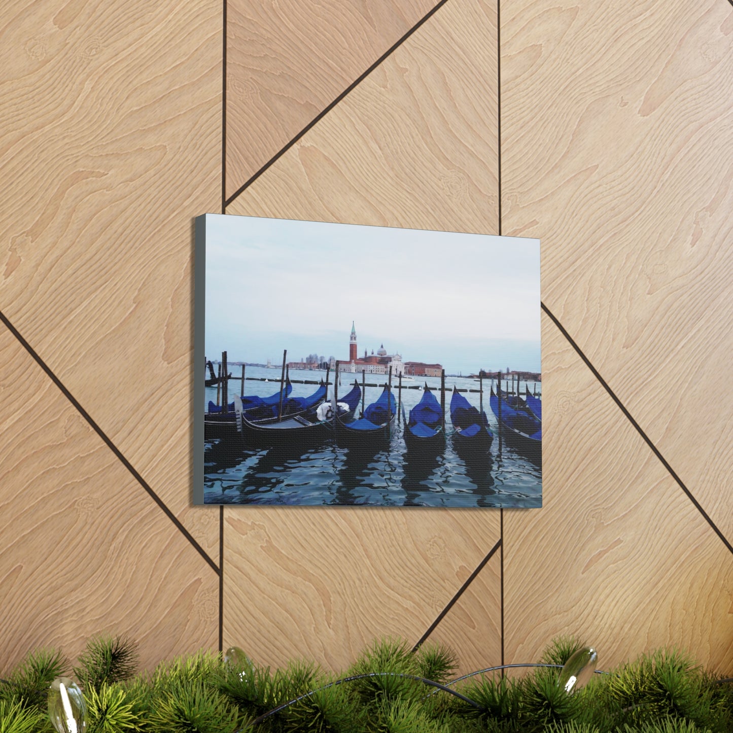 Boat-Venice Canvas Gallery Wraps