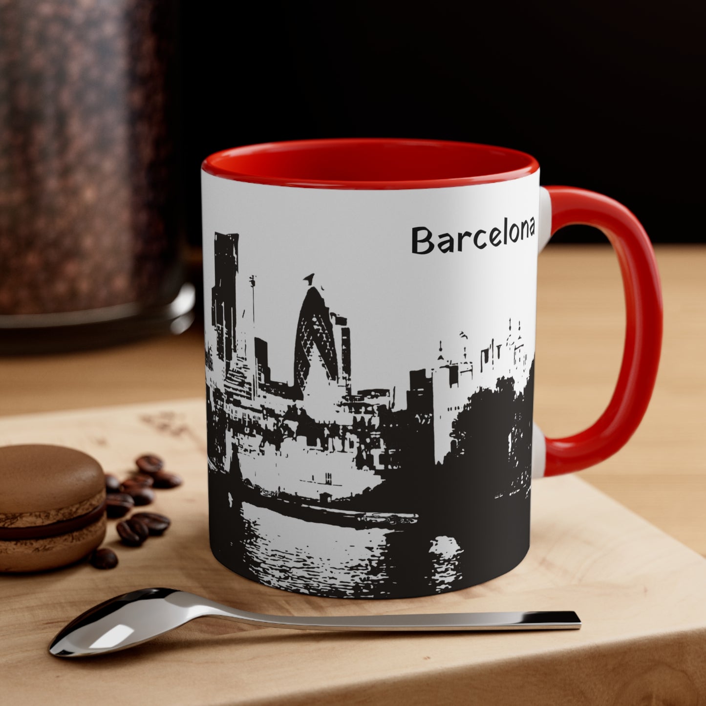 BarcelonaC-2 Accent Coffee Mug, 11oz