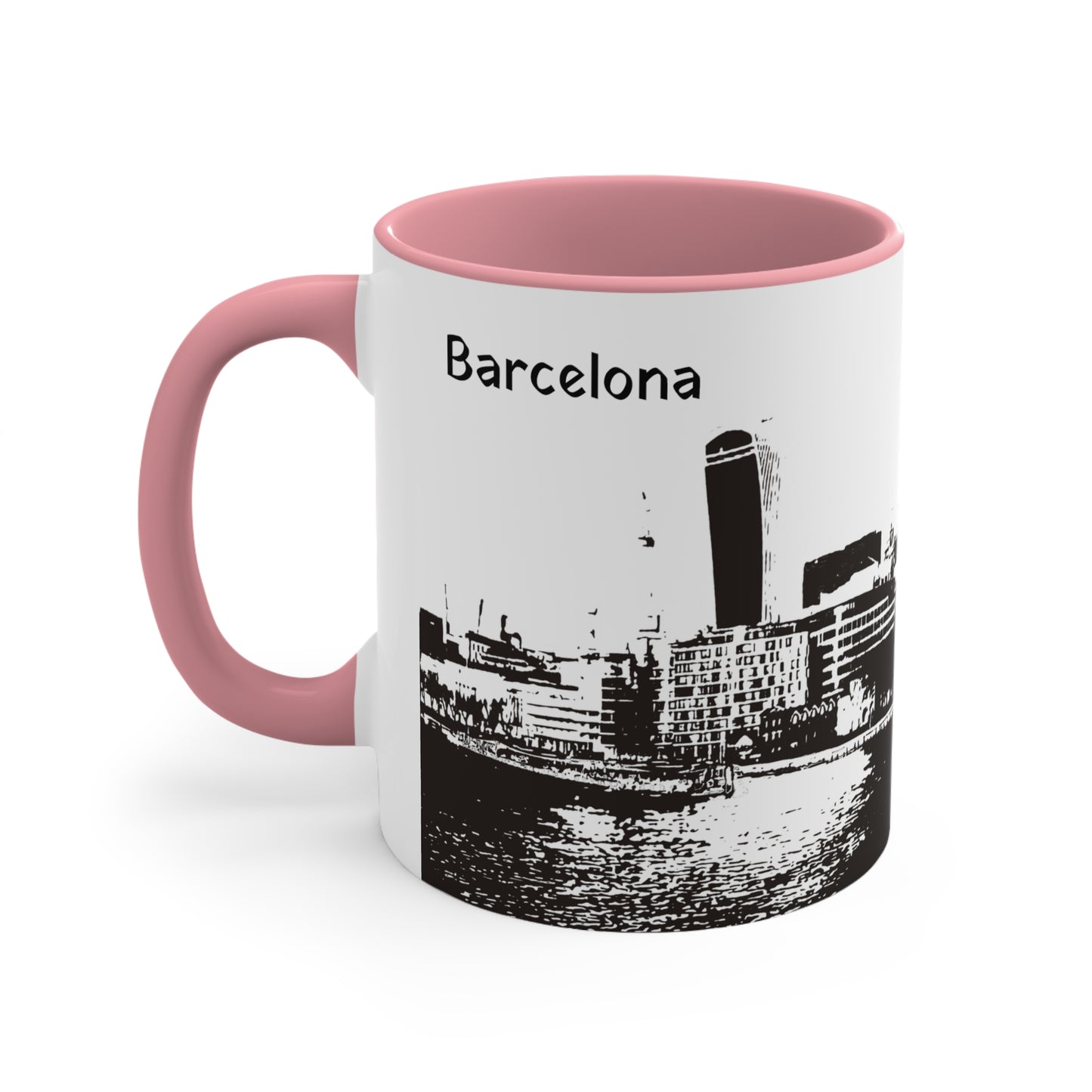 BarcelonaC-2 Accent Coffee Mug, 11oz