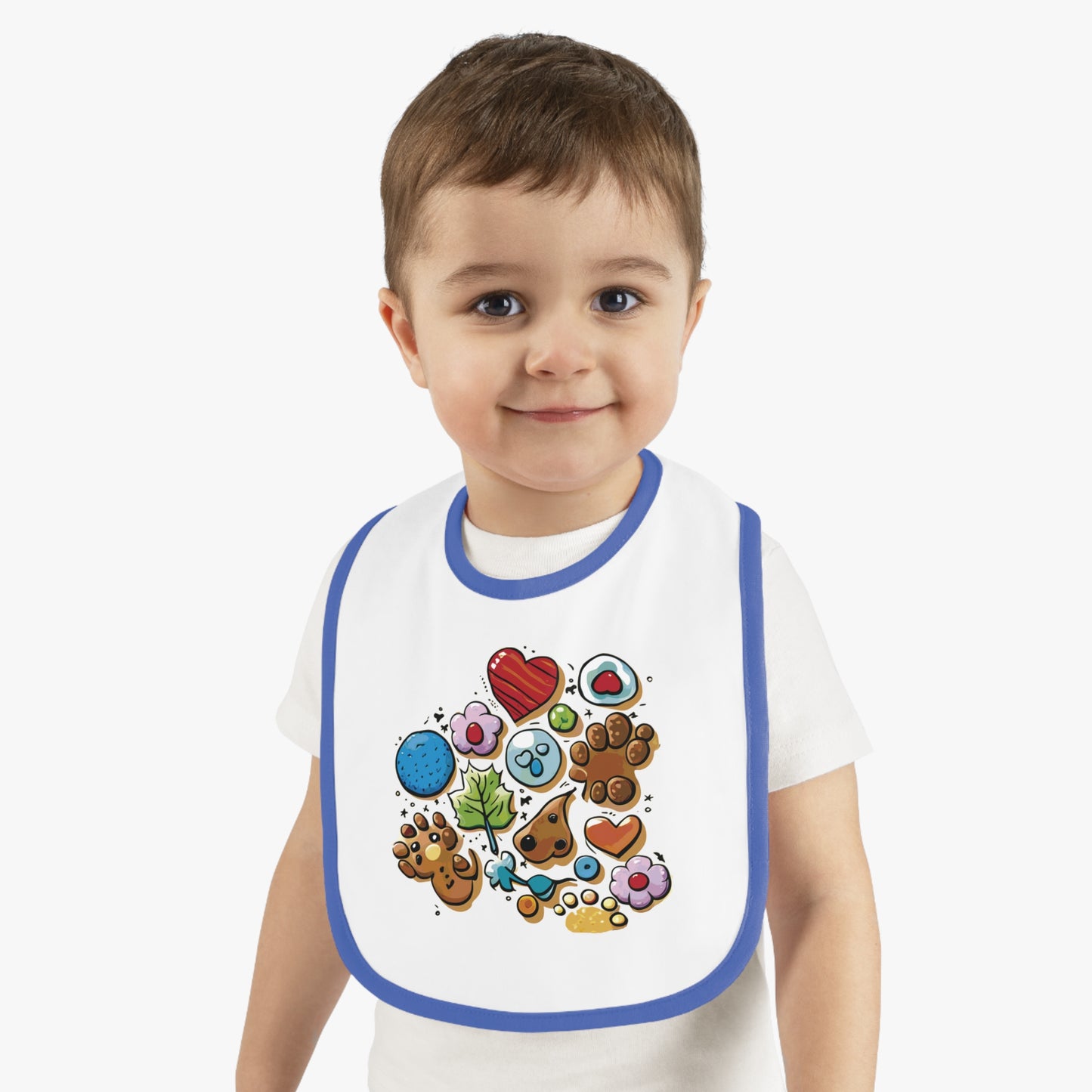 BB-19.1 Baby Contrast Trim Jersey Bib