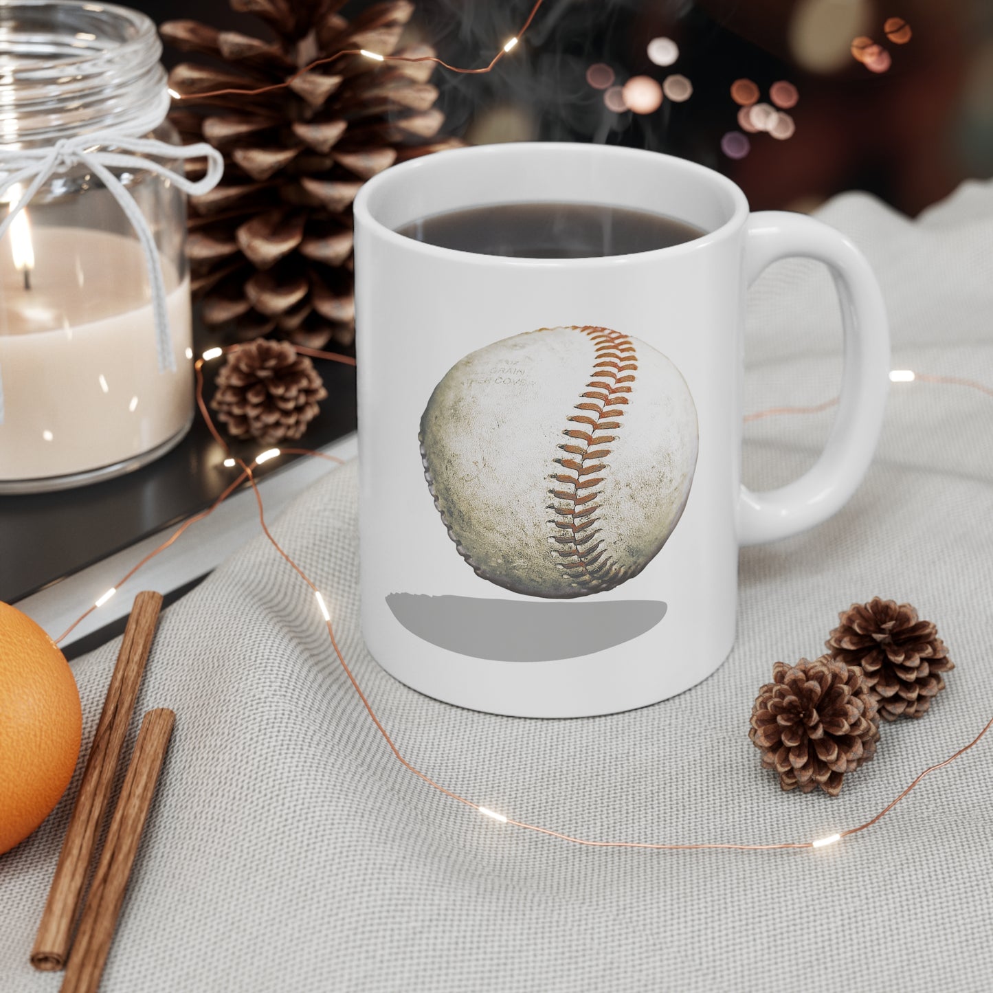 BaseBall-2 Ceramic Mug 11oz