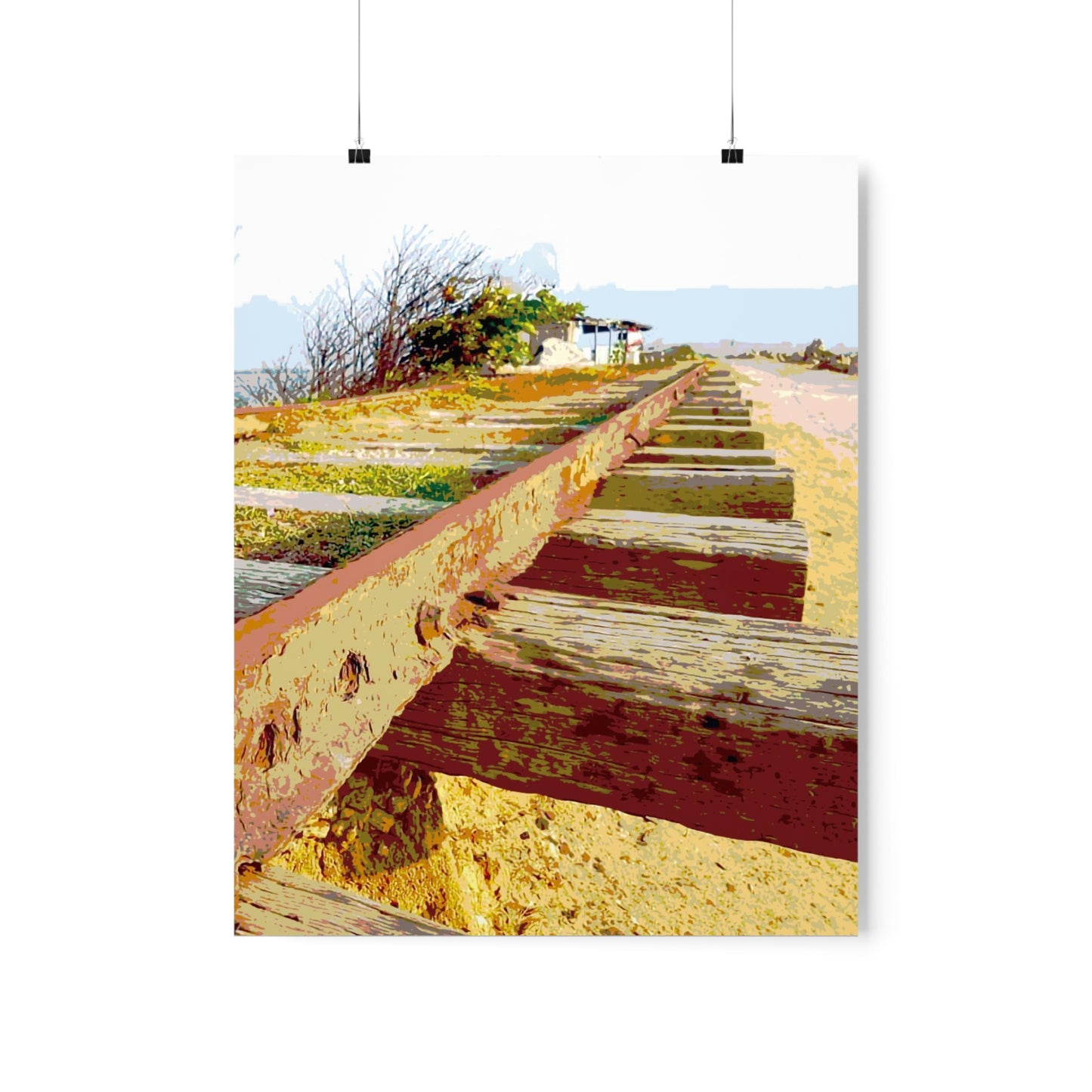 Train Tracks-5 Premium Matte Vertical Posters