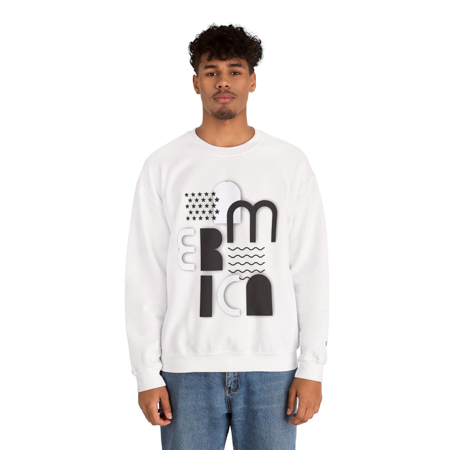 % AMERICA Unisex Heavy Blend™ Crewneck Sweatshirt