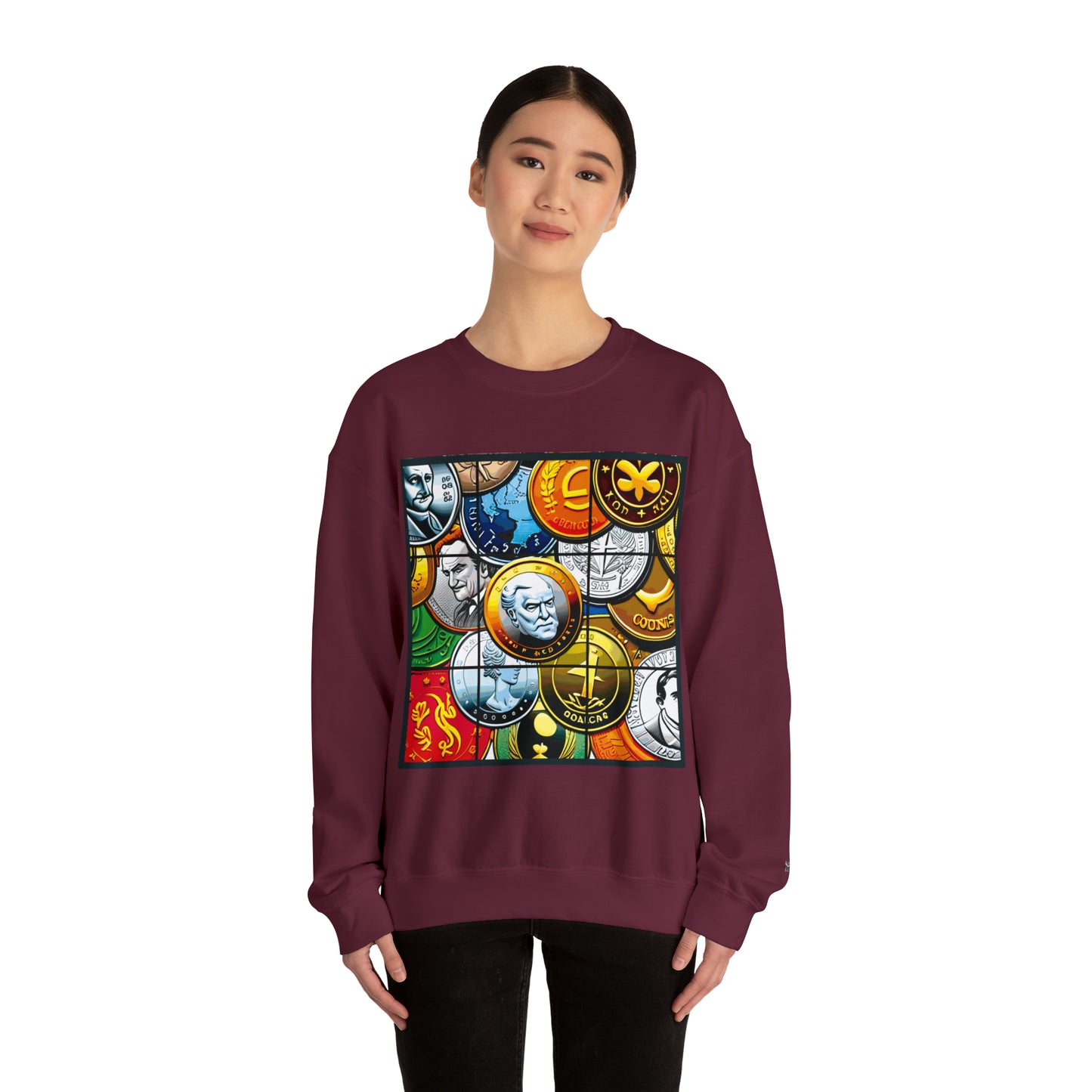 NINE Unisex Heavy Blend™ Crewneck Sweatshirt