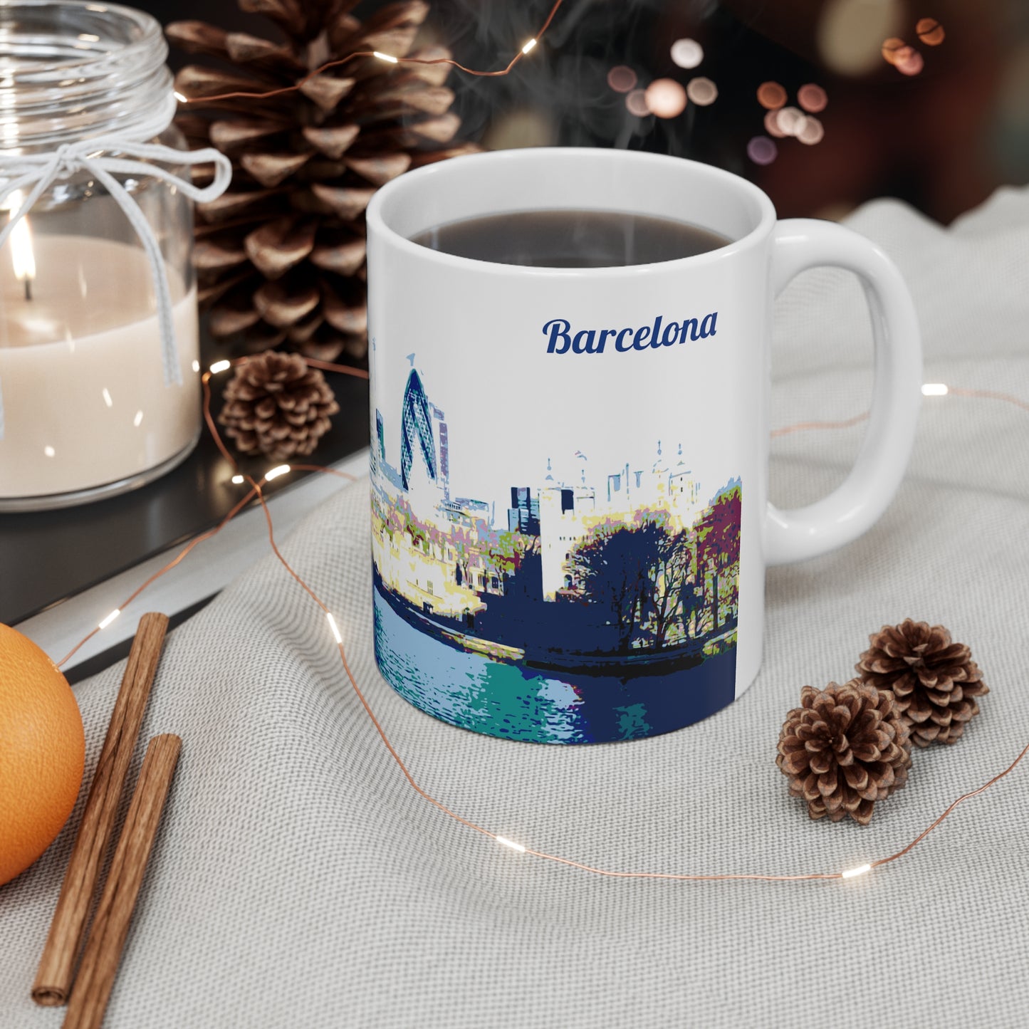 Barcelona-2 Ceramic Mug 11oz