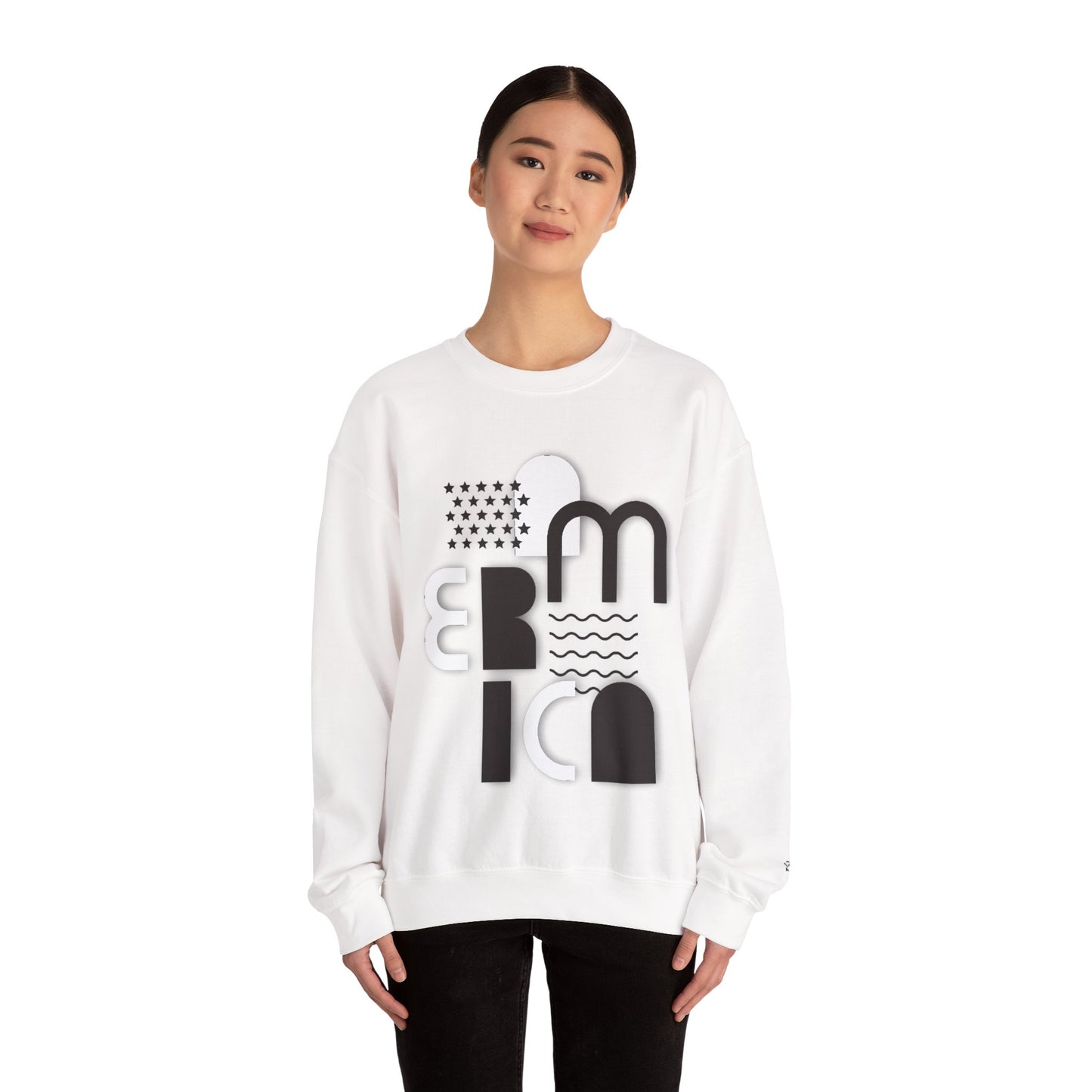 % AMERICA Unisex Heavy Blend™ Crewneck Sweatshirt