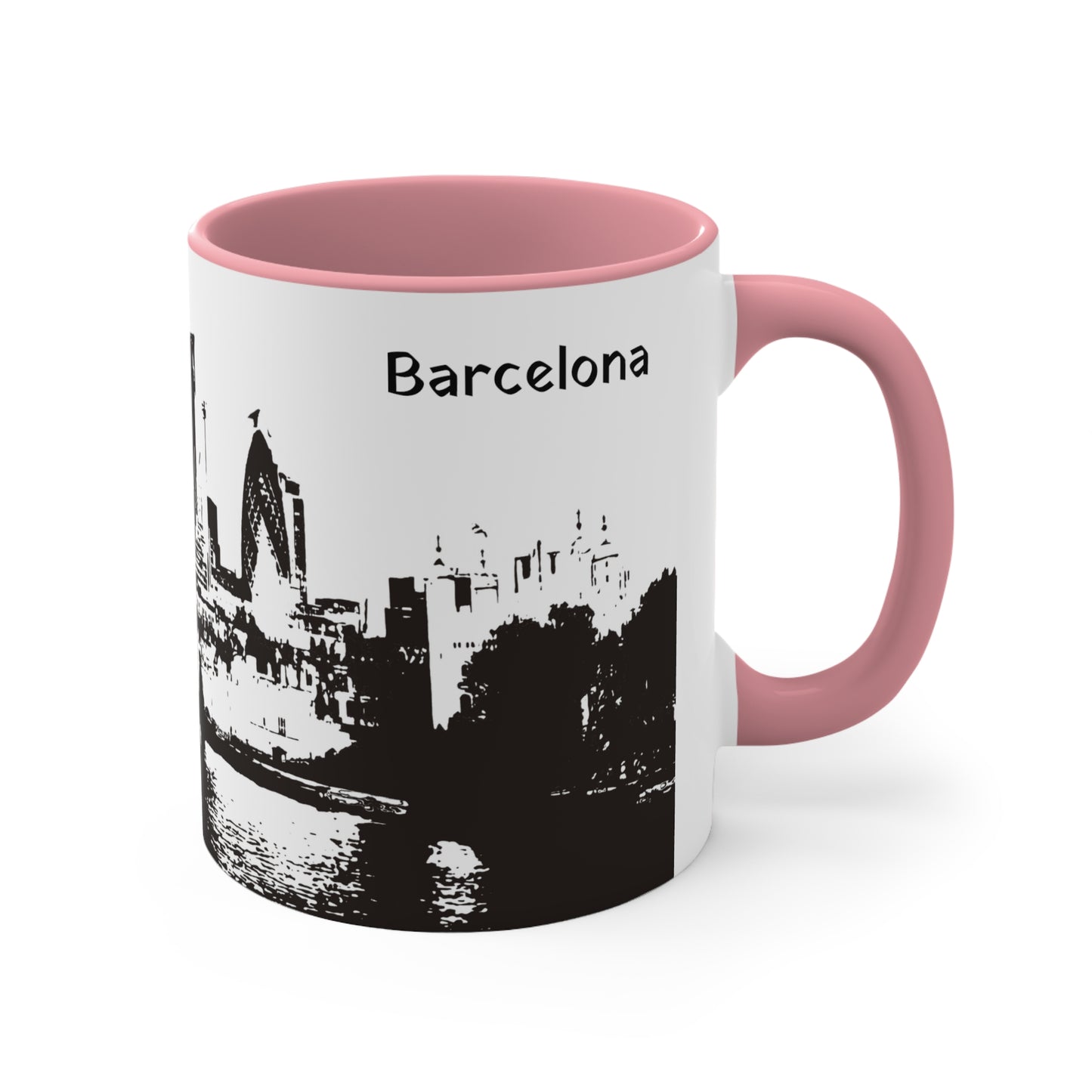 BarcelonaC-2 Accent Coffee Mug, 11oz