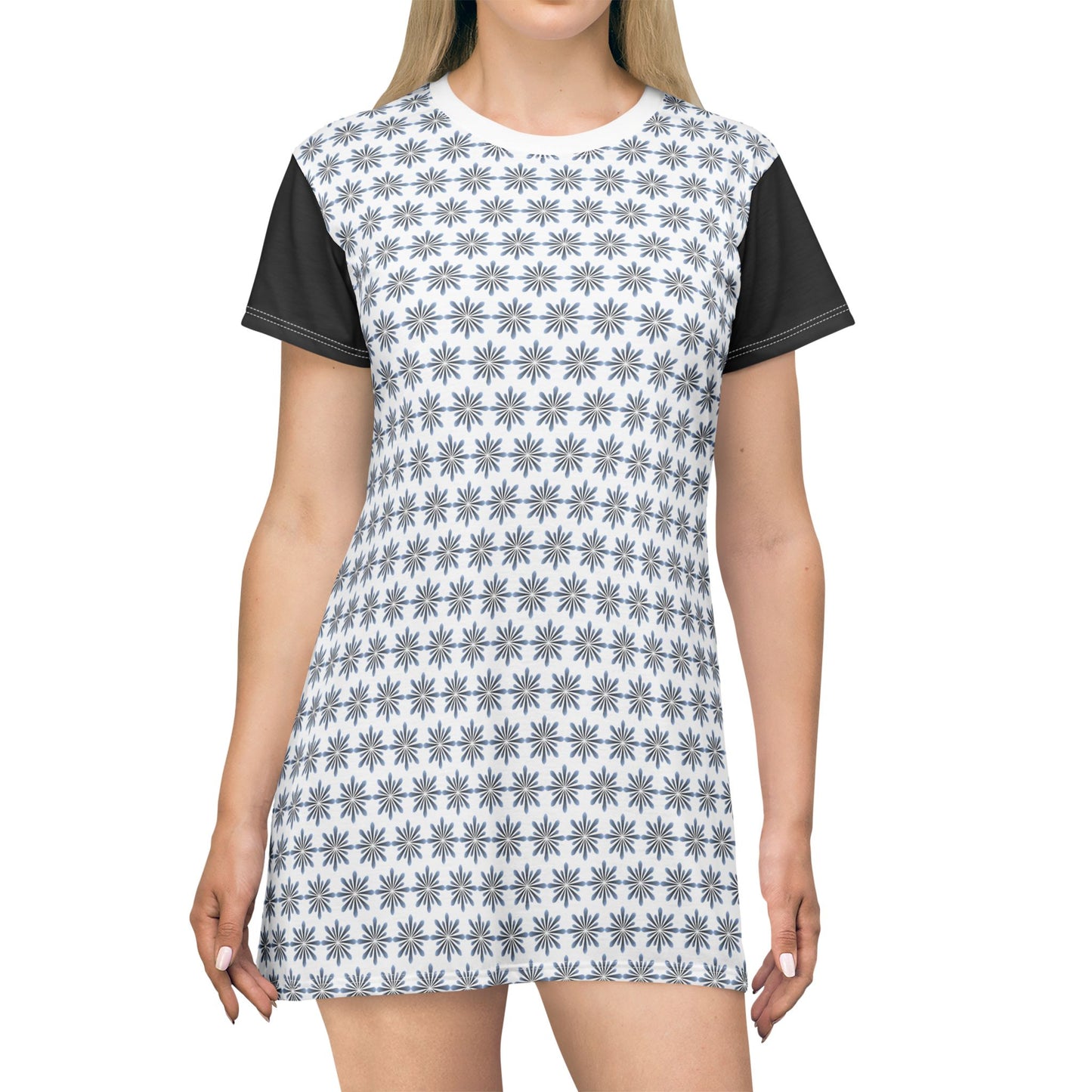 % W-F T-Shirt Dress (AOP)