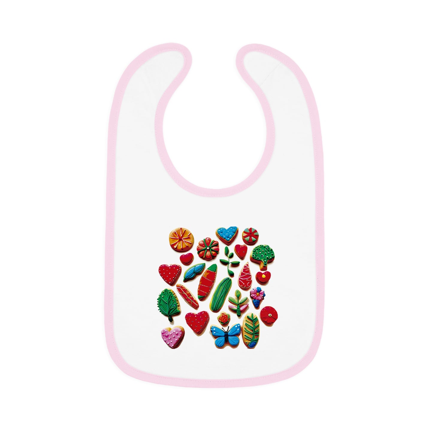 Bib-5 Baby Contrast Trim Jersey Bib