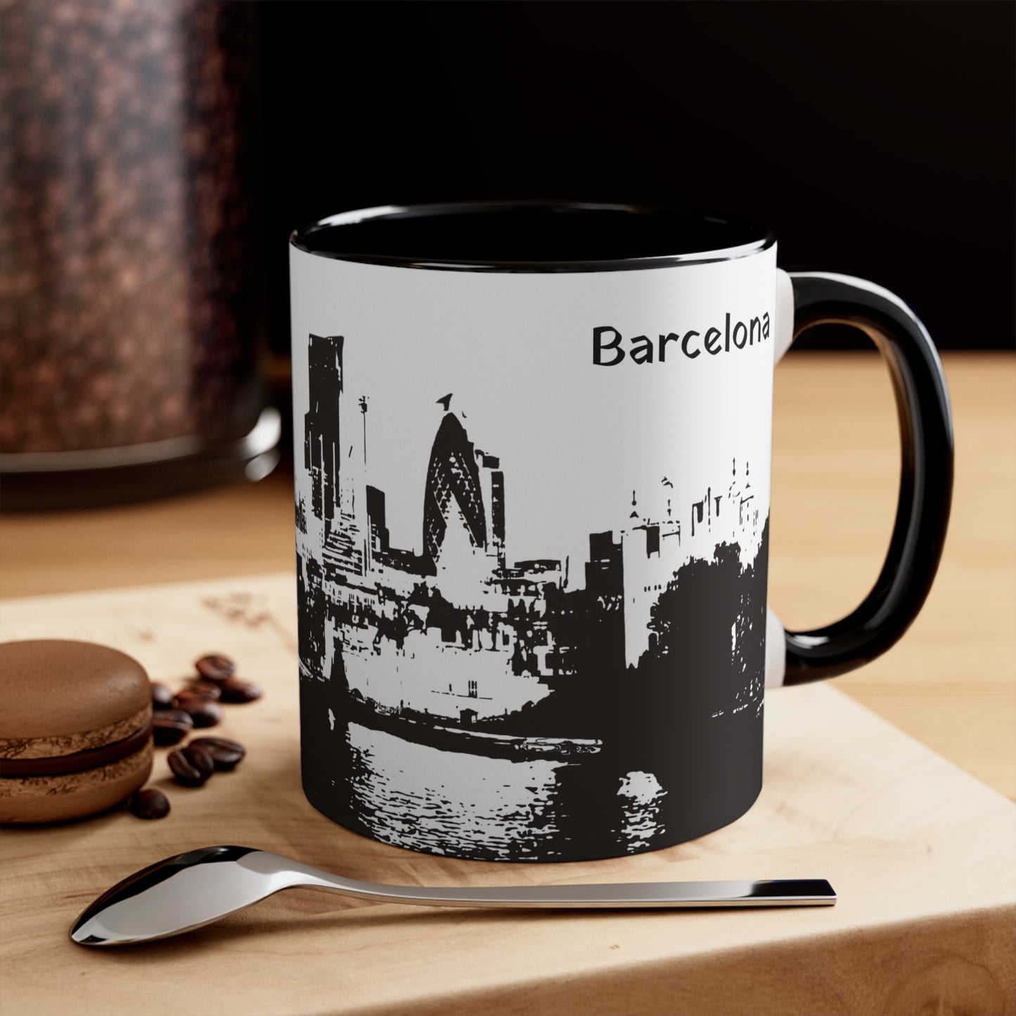 BarcelonaC-2 Accent Coffee Mug, 11oz