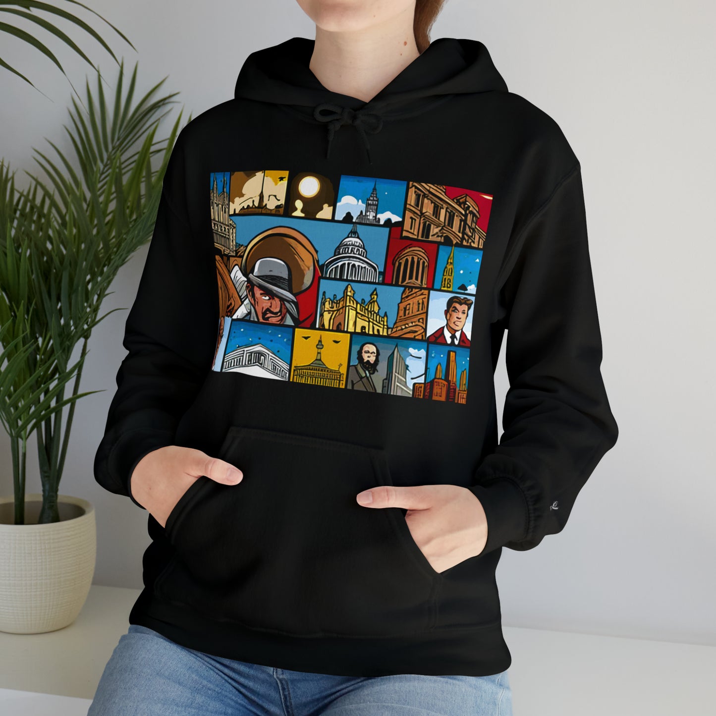 TWO Unisex Heavy Blend™ Hooded Sweatshirt