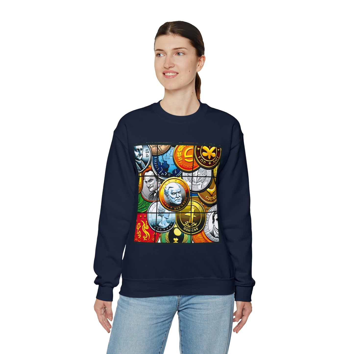 NINE Unisex Heavy Blend™ Crewneck Sweatshirt