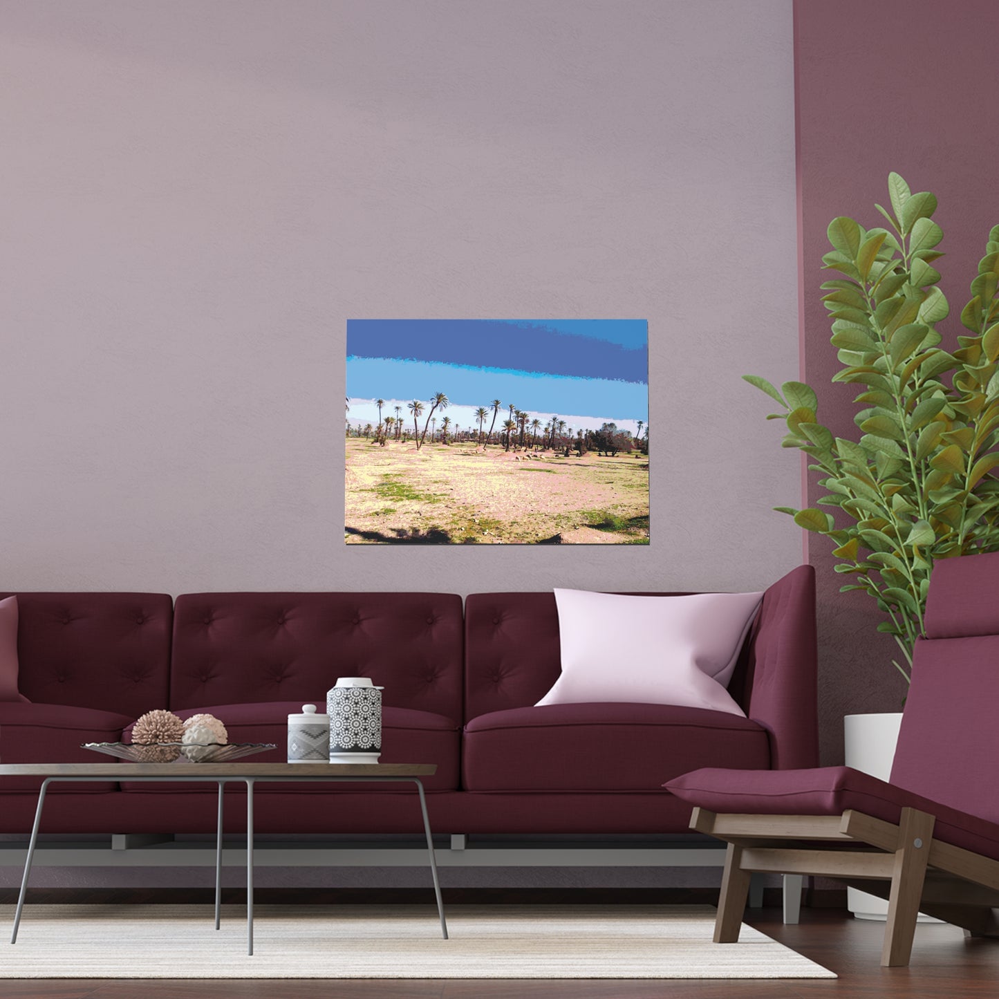 Desert-HP Indoor and Outdoor Silk Posters