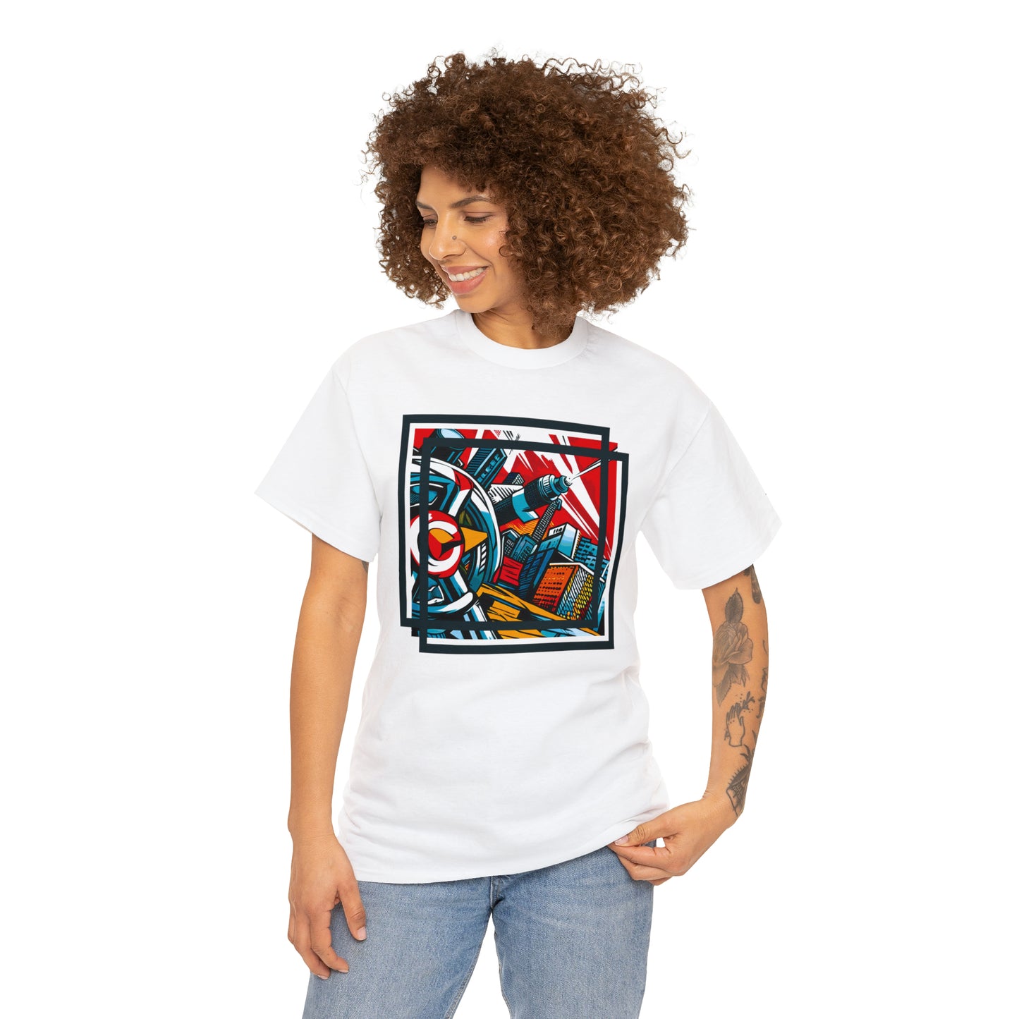 FORTY Unisex Heavy Cotton Tee