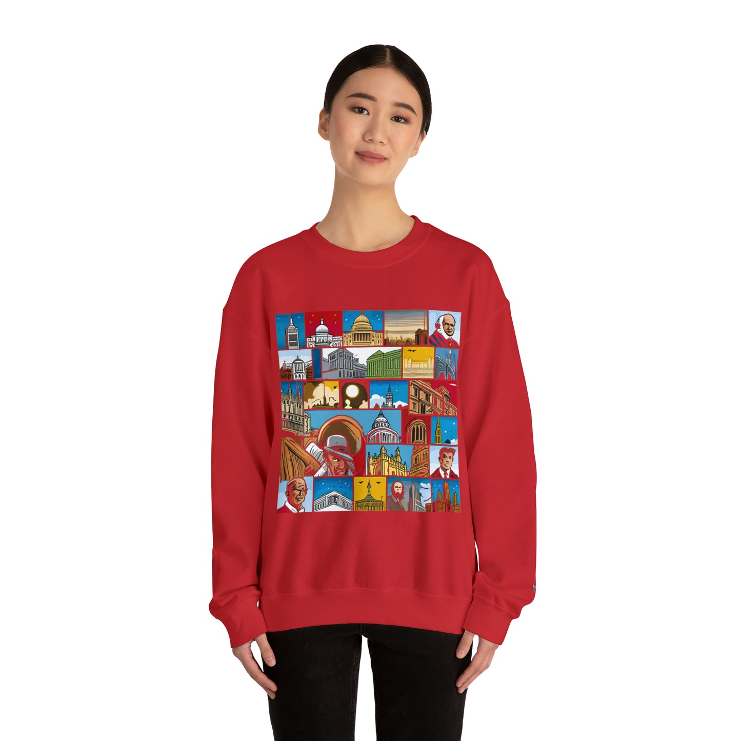 TWO Unisex Heavy Blend™ Crewneck Sweatshirt