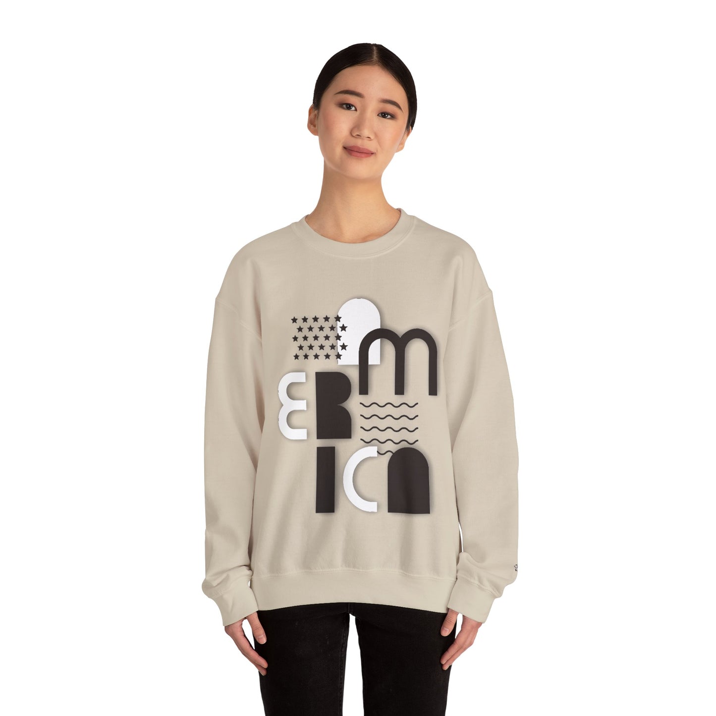 % AMERICA Unisex Heavy Blend™ Crewneck Sweatshirt