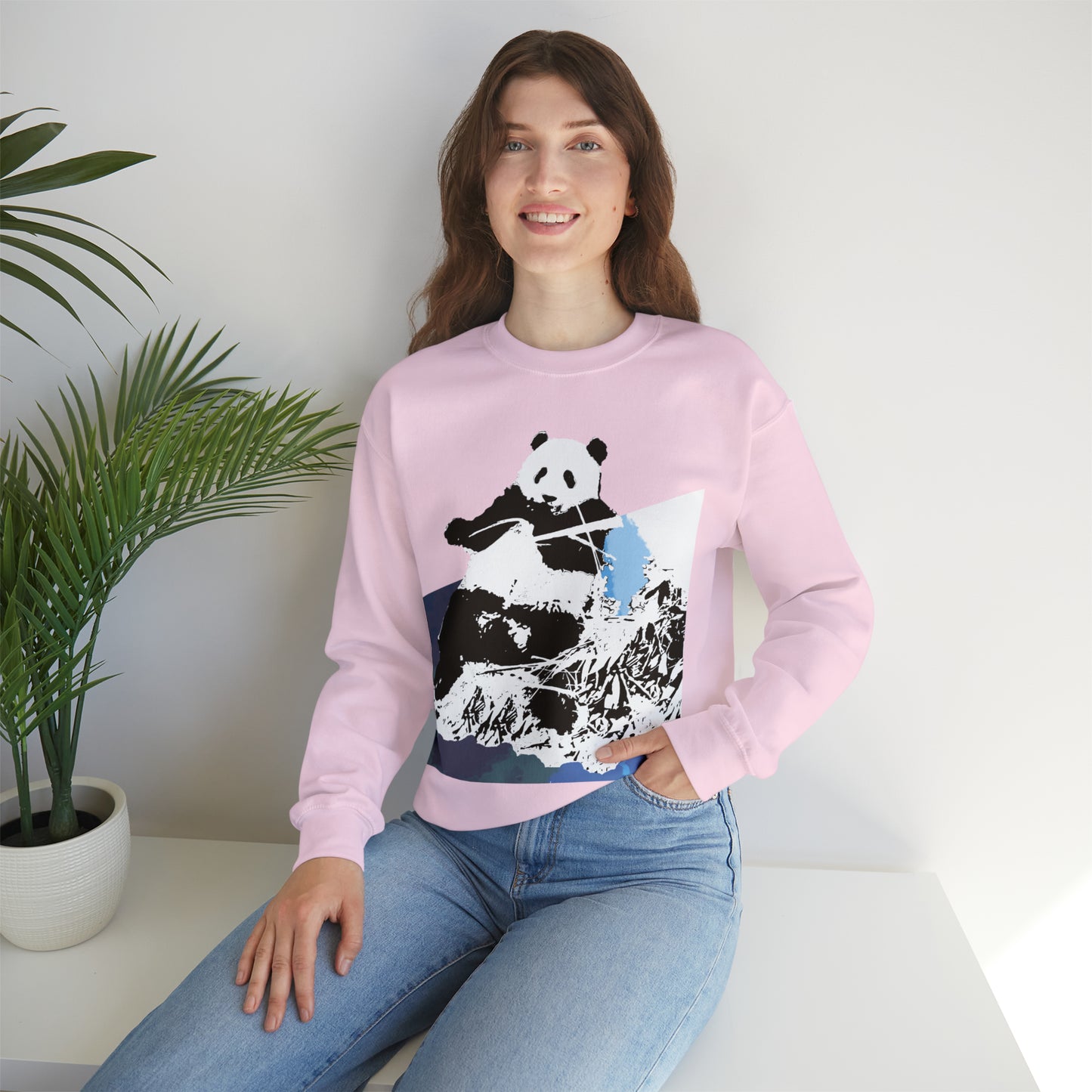 CP-Panda Unisex Heavy Blend™ Crewneck Sweatshirt