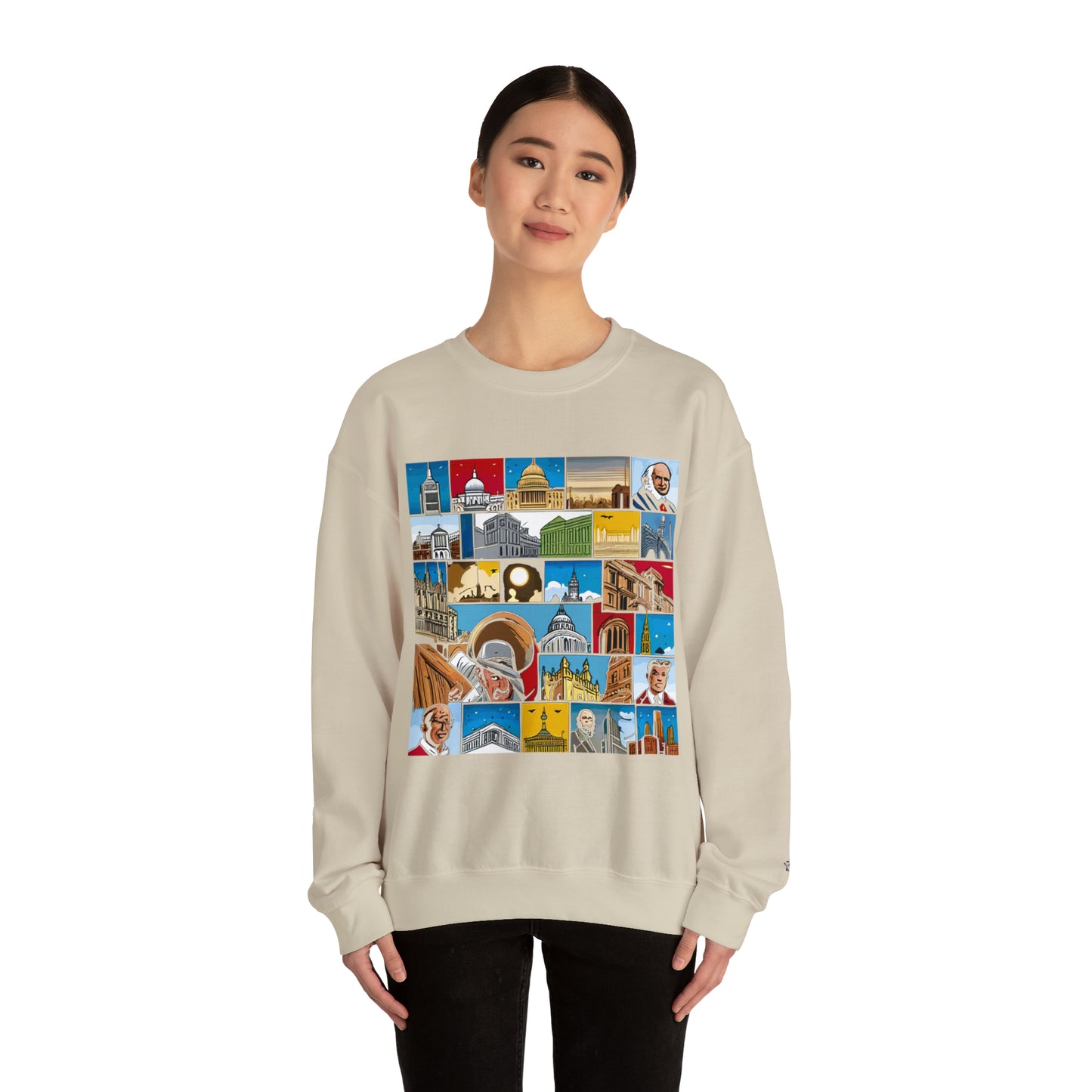 TWO Unisex Heavy Blend™ Crewneck Sweatshirt