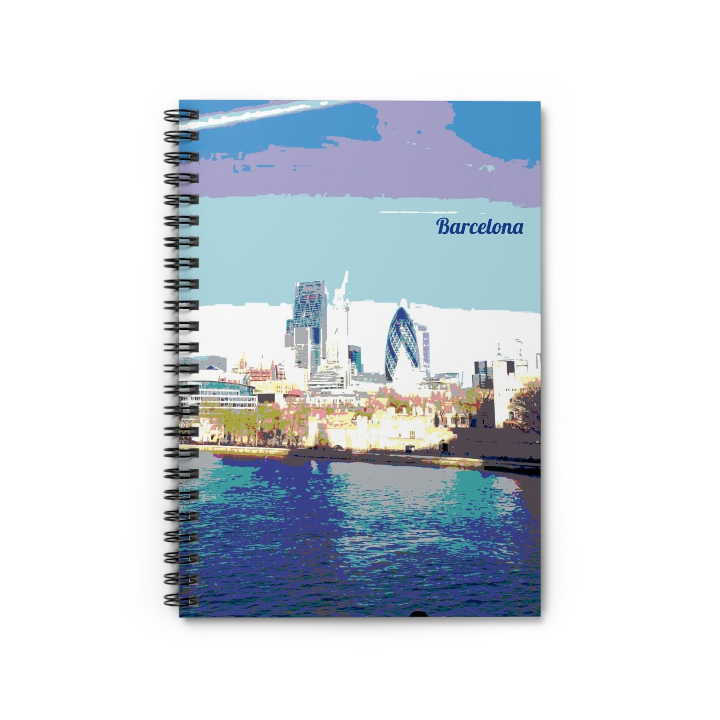 BarcelonaNB Spiral Notebook - Ruled Line