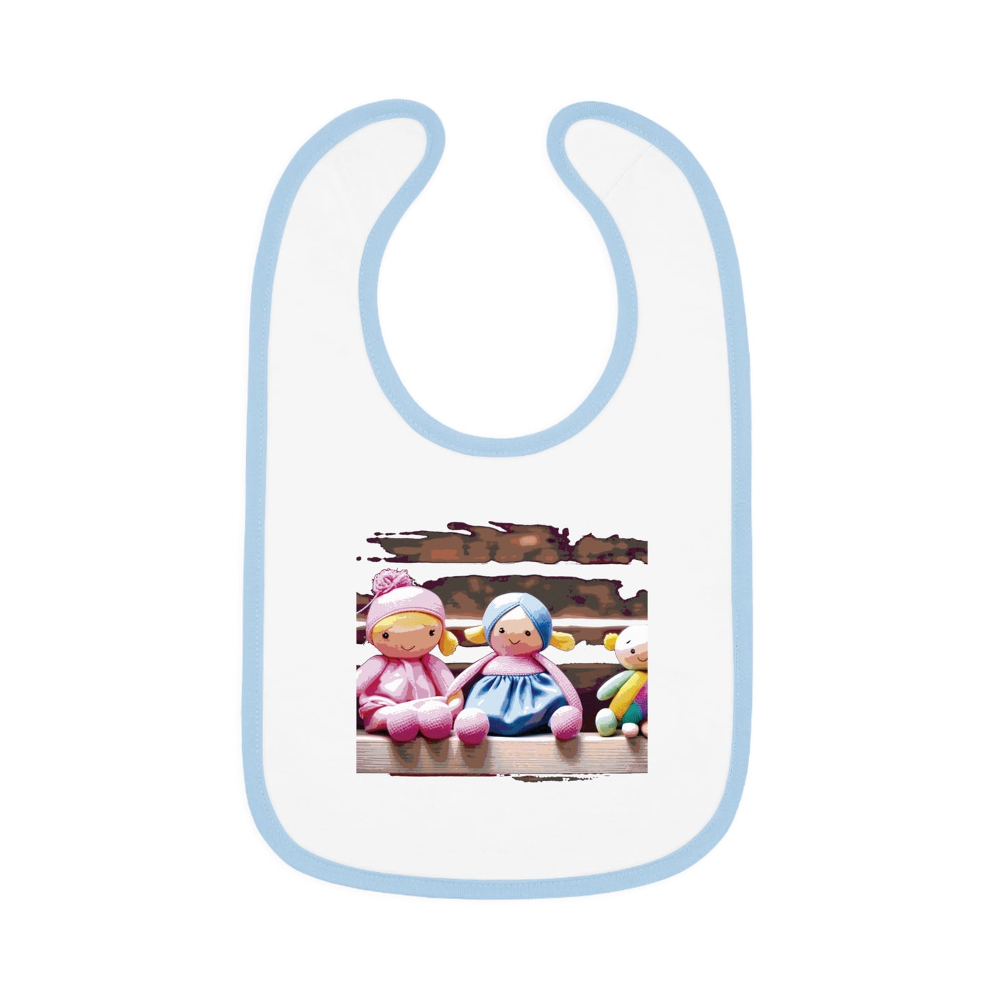 BB-51.1 Baby Contrast Trim Jersey Bib