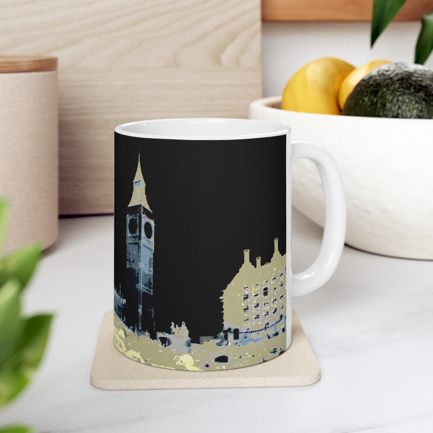 London-3 Ceramic Mug 11oz