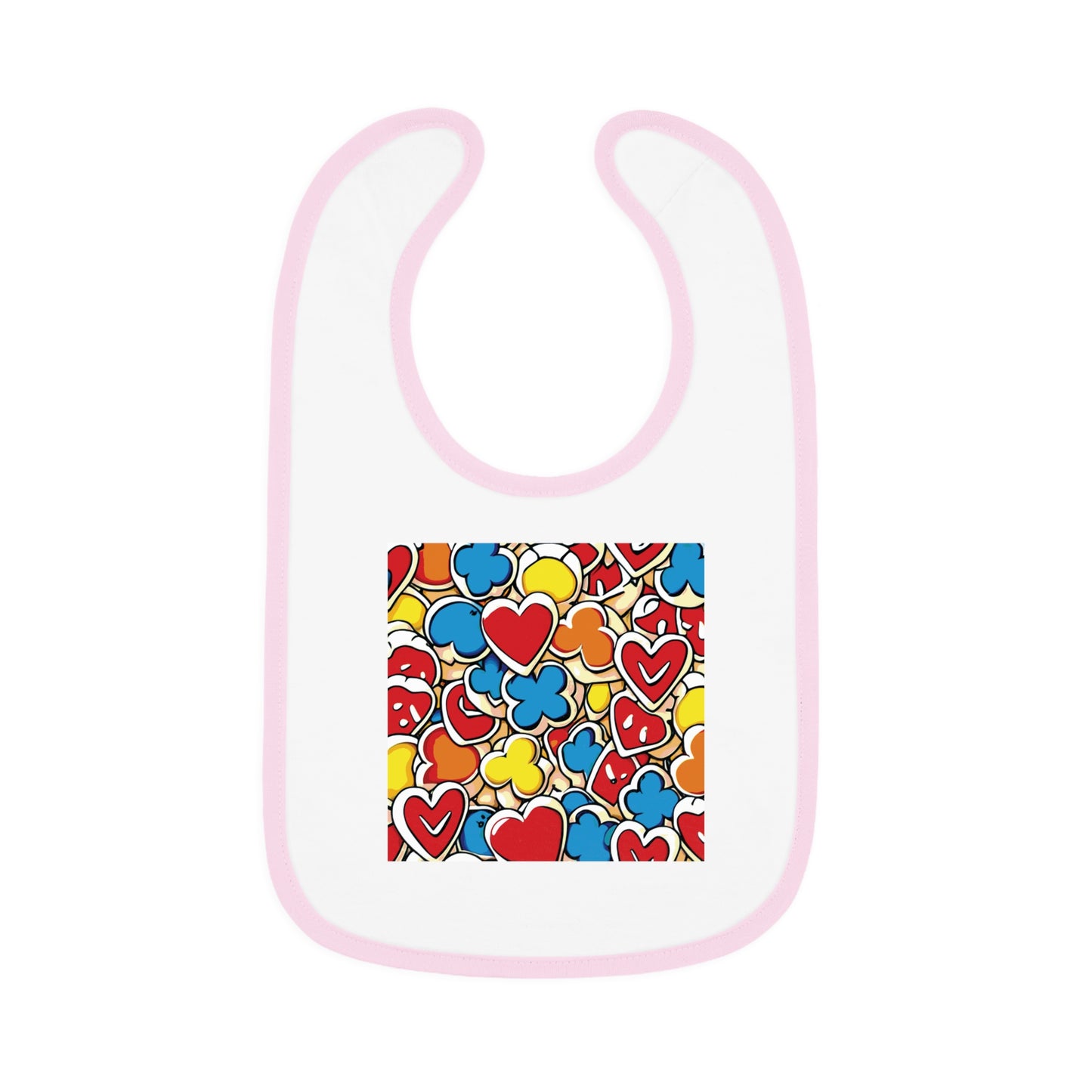 BB-29 Baby Contrast Trim Jersey Bib