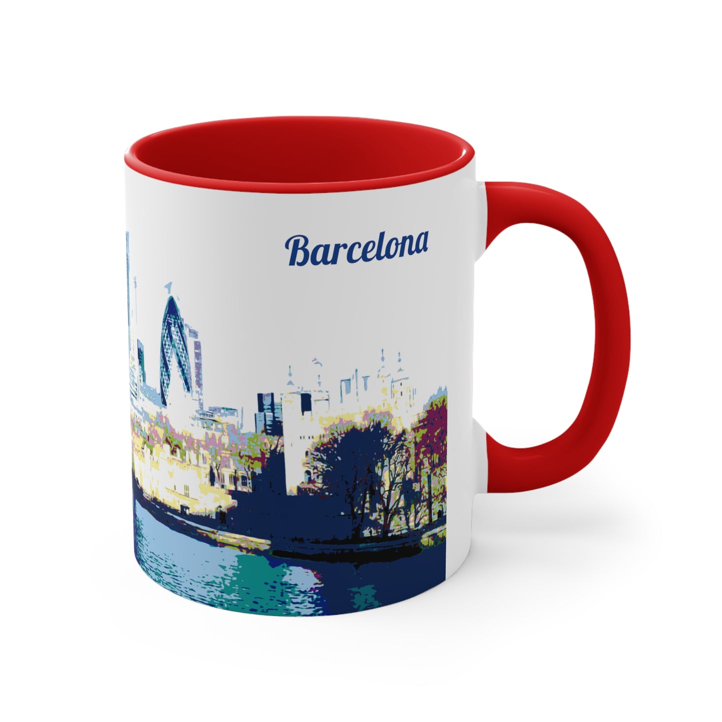 BarcelonaC-3 Accent Coffee Mug, 11oz