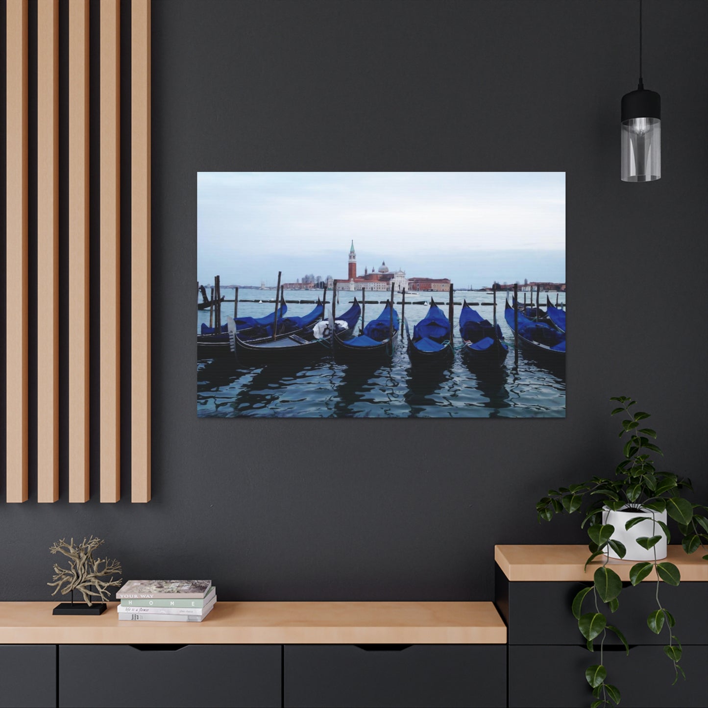 Boat-Venice Canvas Gallery Wraps