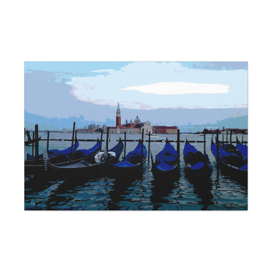 Boat-Venice-3 Canvas Gallery Wraps