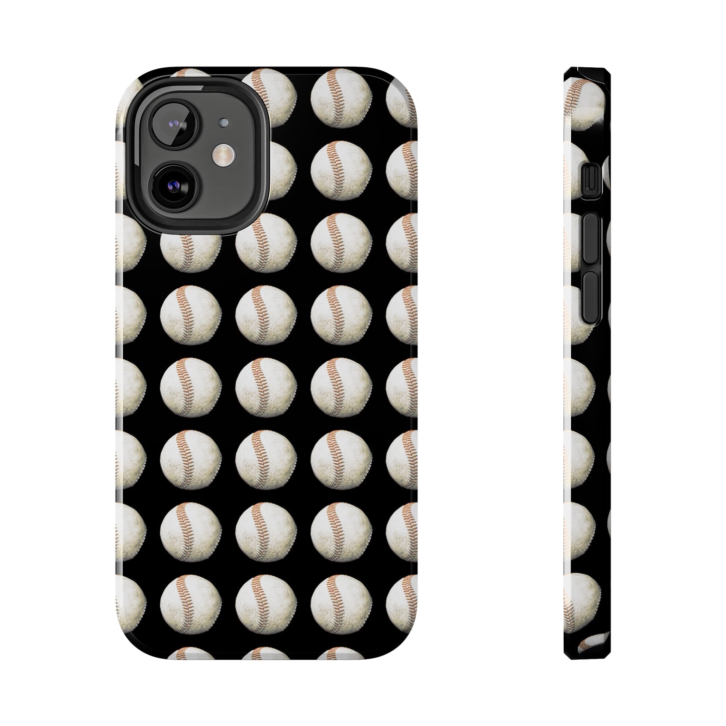 BaseBall-3 Tough iPhone Cases