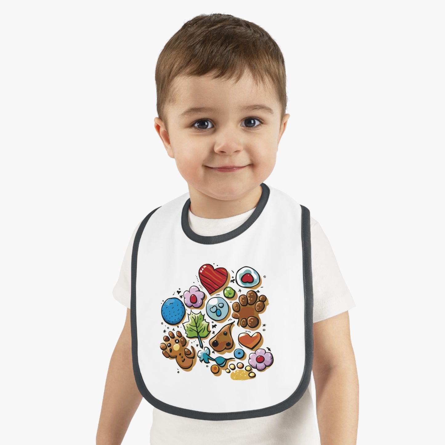 BB-19.1 Baby Contrast Trim Jersey Bib